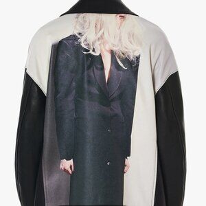 BNWT SS18 UNDERCOVER x CINDY SHERMAN BIKER LEATHER JACKET 2